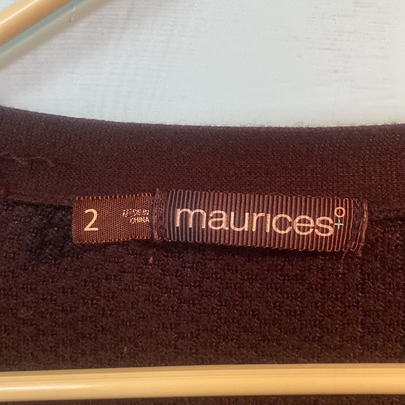 Maurices black sweater cardigan 2X - Picture 2 of 2
